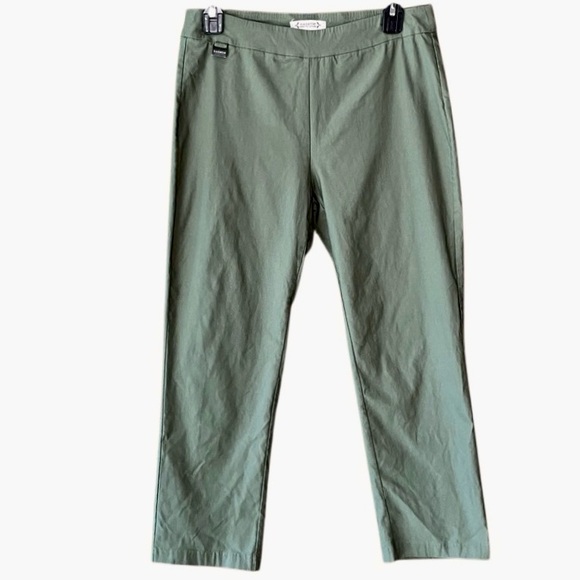 Nanette Lepore Pull On Capris Pants in Olive Green Women’s S - Picture 1 of 5